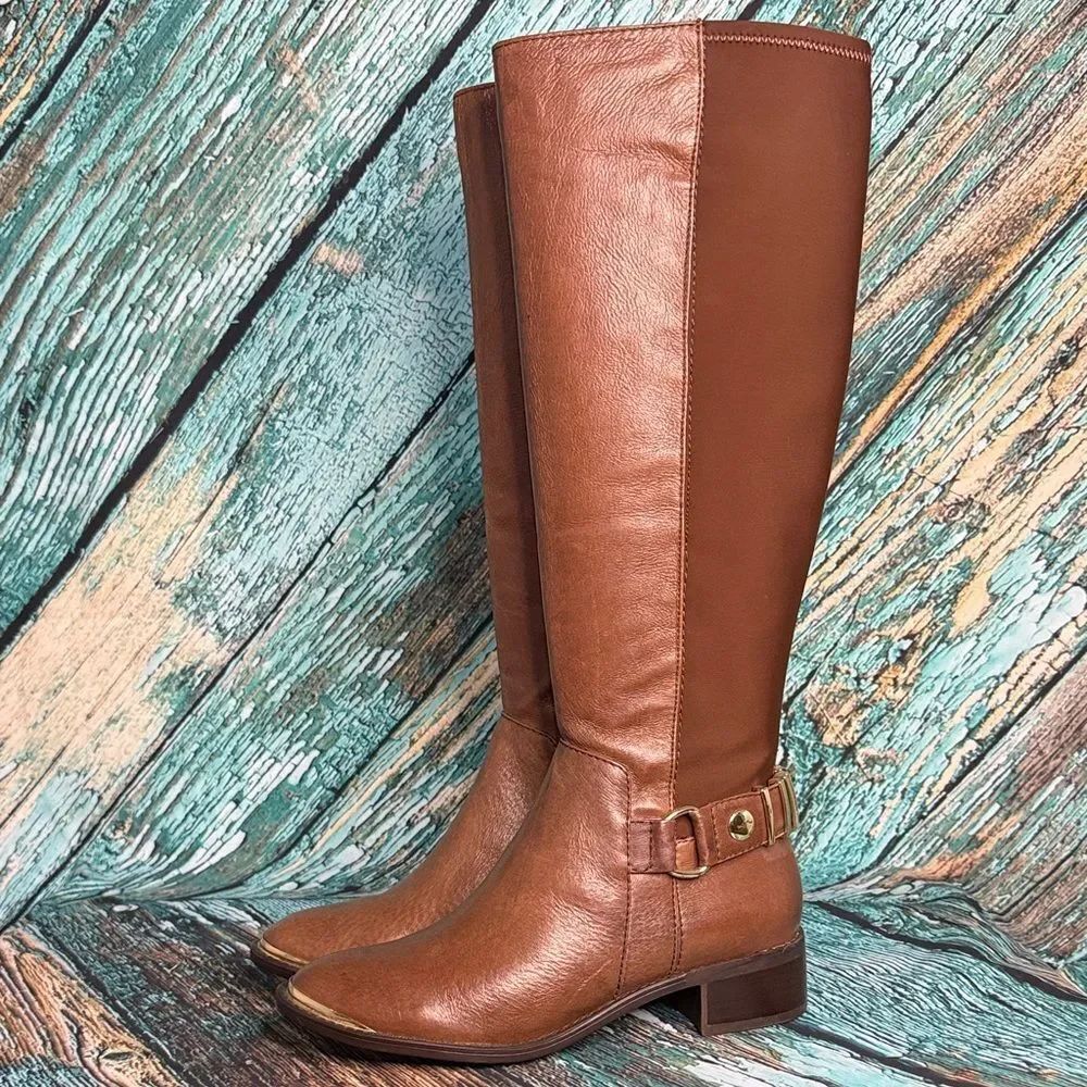 Steve Madden Tan Over the Knee Boots